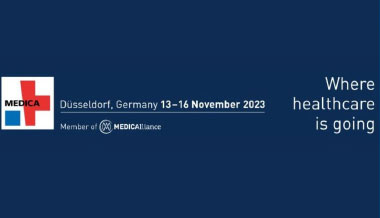 2023 MEDICA Düsseldorf Tyskland Den 13-16 november.