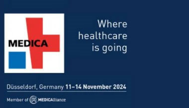 2024 MEDICA Düsseldorf Tyskland, 11-14 november.